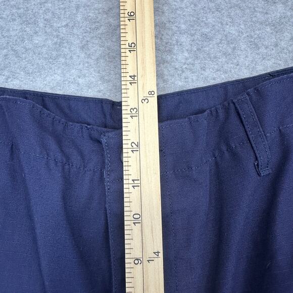 Propper Uniform BDU Trouser Men L Navy Cargo Adjustable Hem and Waist Button Fly - Picture 11 of 14